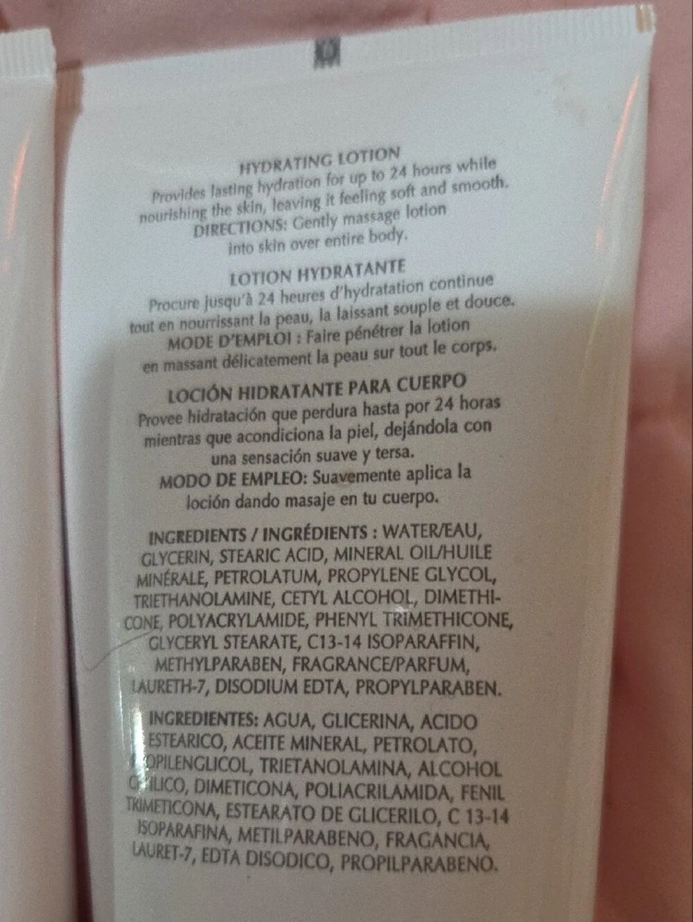Mary Kay Hydrating Lotion & 2-in-1 Body Wash - Pale Pink
